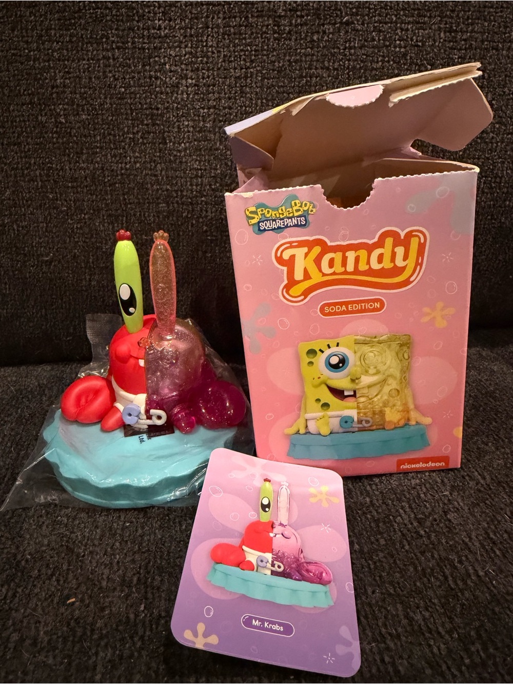 SpongeBob Squarepants Kandy Soda Edition Mr. Krabs Figure -